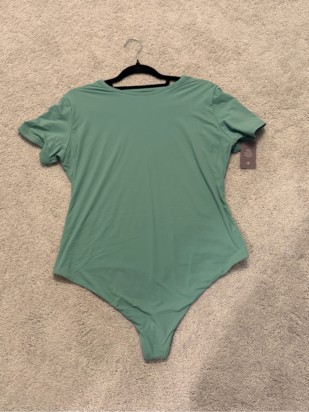 NWT Auden Sage Green Short Sleeve Bodysuit- XXL